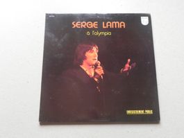 Doppel LP Frankreich Chanson Sänger Serge Lama 1974 Olympia