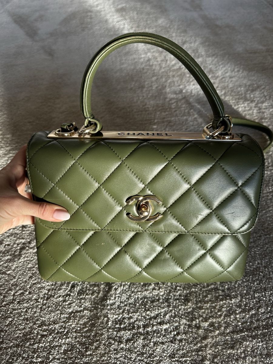 Taschen für Damen: Sac vert – Gebraucht aus La Croix (Lutry) von secondhandZara