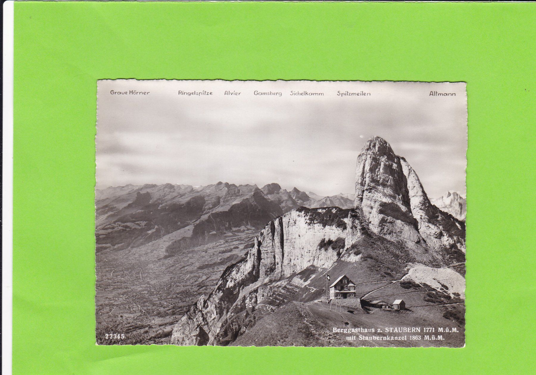 Cartoline postali: Berggasthaus Staubern – Usato da St. Peterzell venduto da neckertal