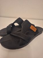 Slide Sandalen, schwarz