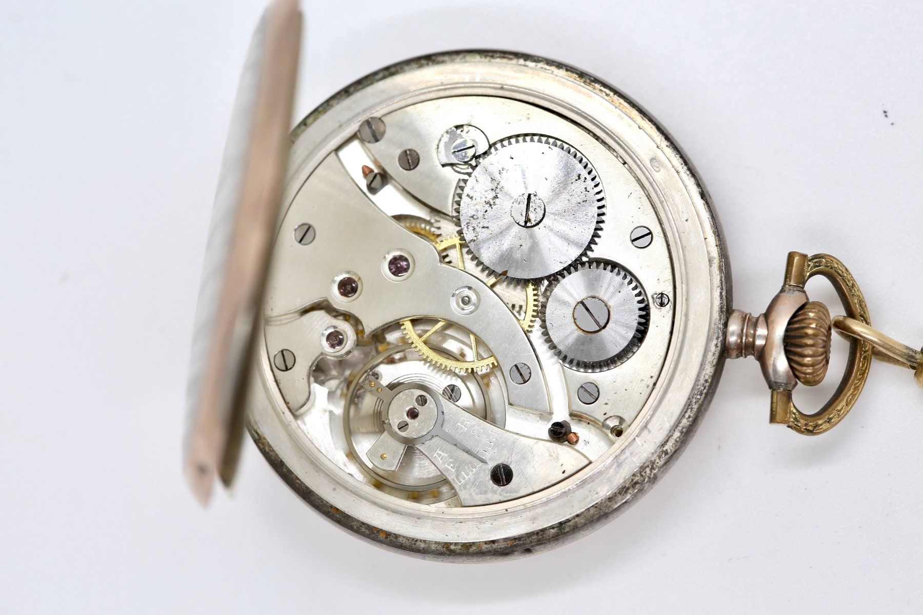Orologi: Antike Taschenuhr mit Kette – Usato da Reinach BL venduto da Han-Numismatik 5