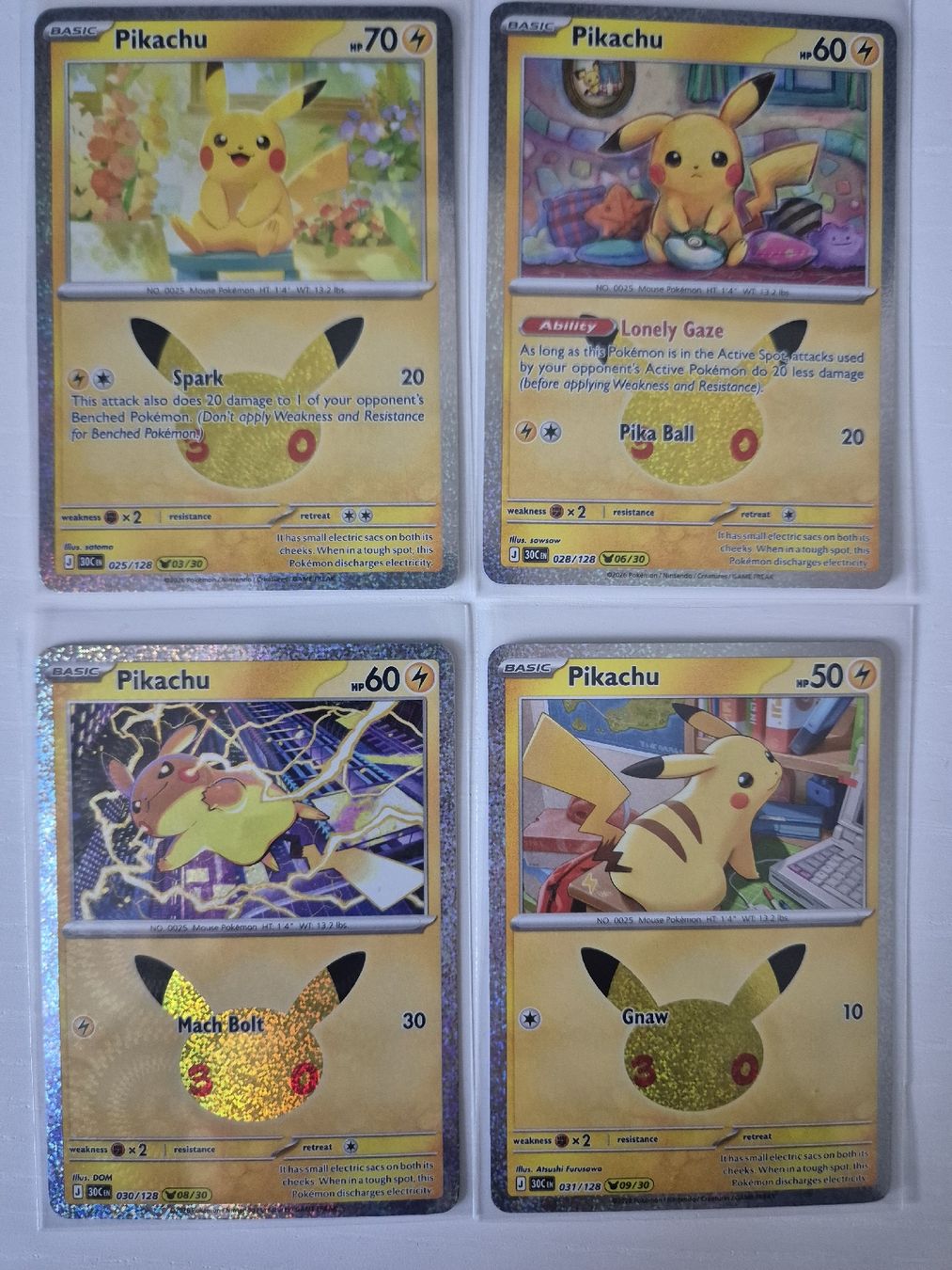Pokémon Cartes à collectionner: 30 Celebartions Pikachu – Neuf (Voir description) à Hünenberg See par niloluso 2