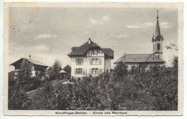 KONOLFINGEN-STALDEN Kirche und Pfarrhaus