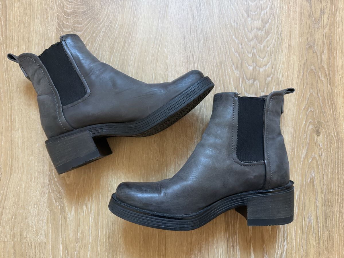 Mjus Scarpe da donna: Bottines cuir gris Mjus, p.38 – Usato da Tavannes venduto da Thriftshop 2
