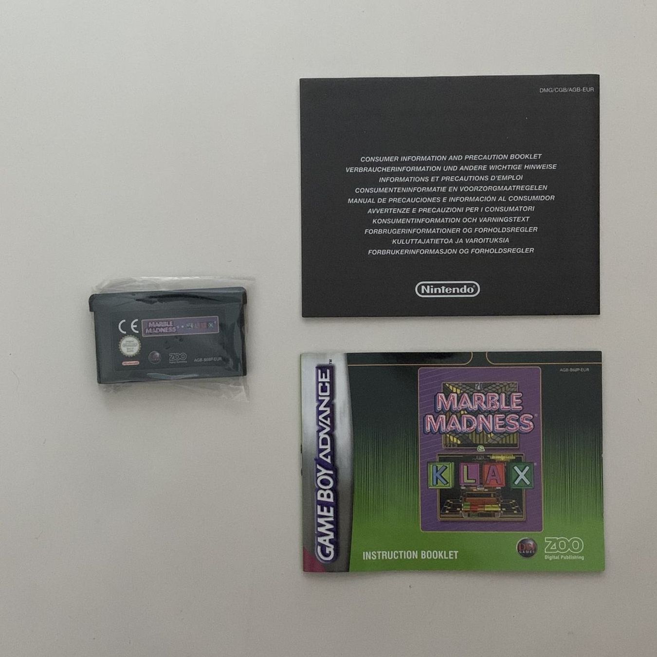 Nintendo Giochi: Marble Madness & Klax - GBA - OVP – Usato da Zürich venduto da Mephisto87 2