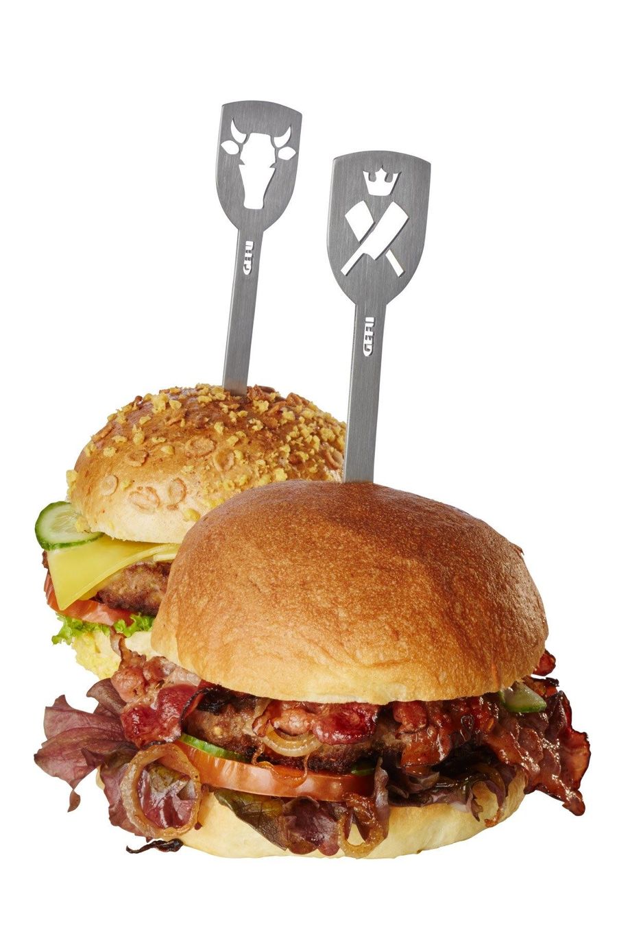 Set di posate: Hamburger Spiesse TORRO TF Set mit 2 Stk – Nuovo e nell'imballaggio originale da Wettingen venduto da kochshop 2