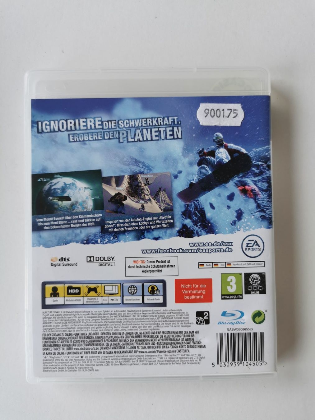 Giochi: Ps 3 - SSX – Usato da Lenzburg venduto da eyworld 2
