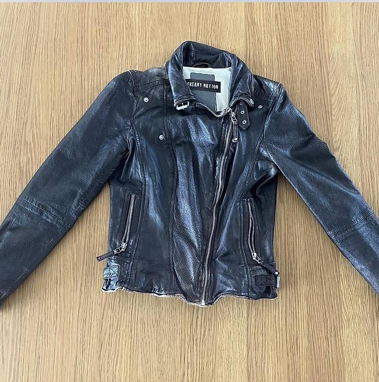 Giacche: crunchy leatherjacket darkbrown from freaky nation size S/M – Usato da Zürich venduto da cel_cw9k 4