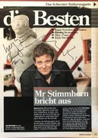 Christian Zehnder Autogramm signiert Magazinbild 20x30cm