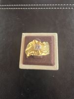 Ring 750 Gold mit Stein Brillant 9.8 Gramm Grösse 56 