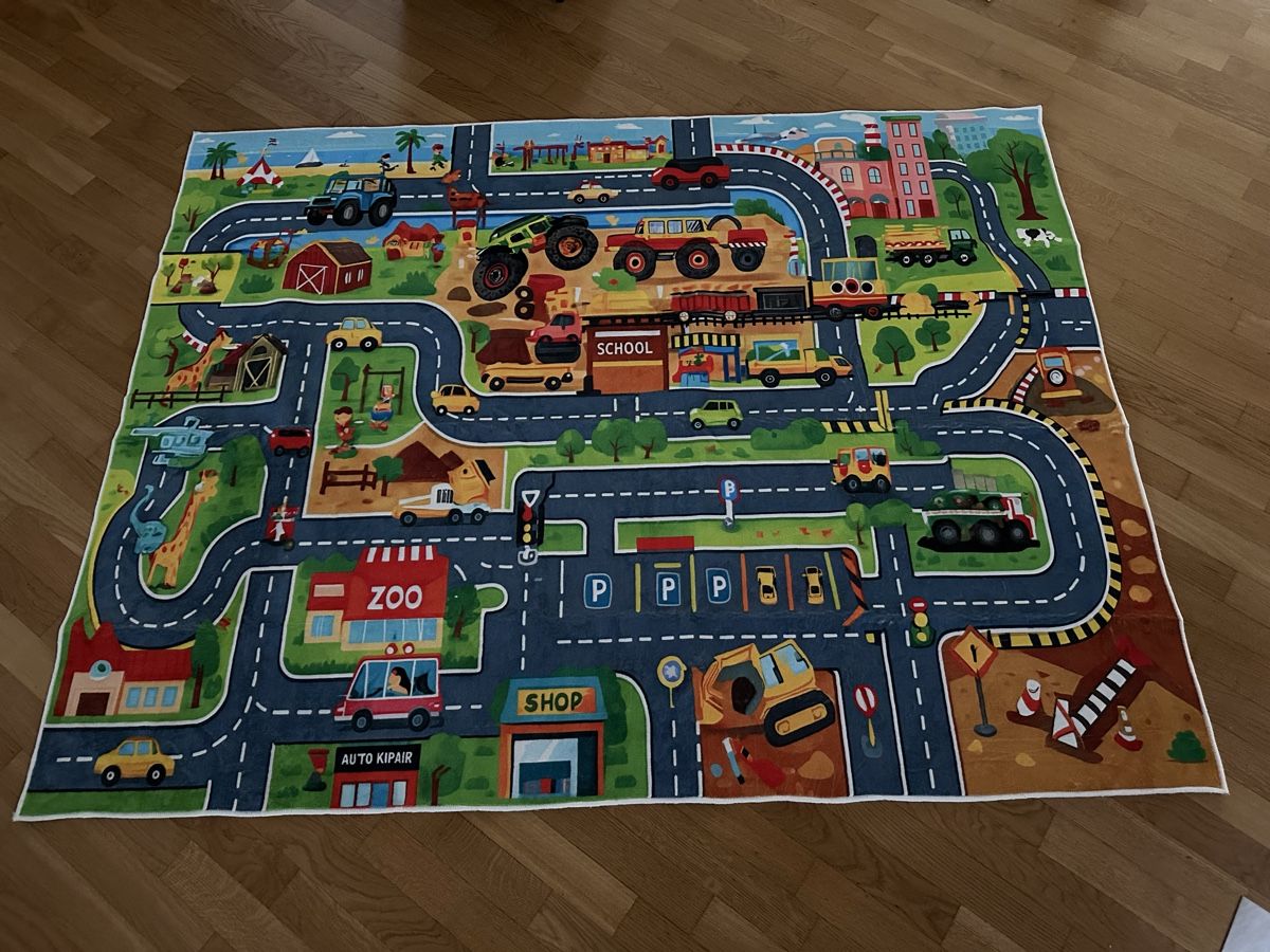 Tappeto da gioco: Spielteppich - Auto - praktisch NEU – Usato da Luzern venduto da roennimoos