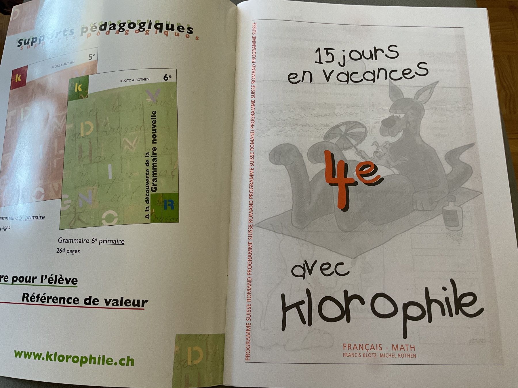 Bücher: Cahier de vacances klorophile neuf 4e – Neu und originalverpackt aus Icogne von luna.16 3