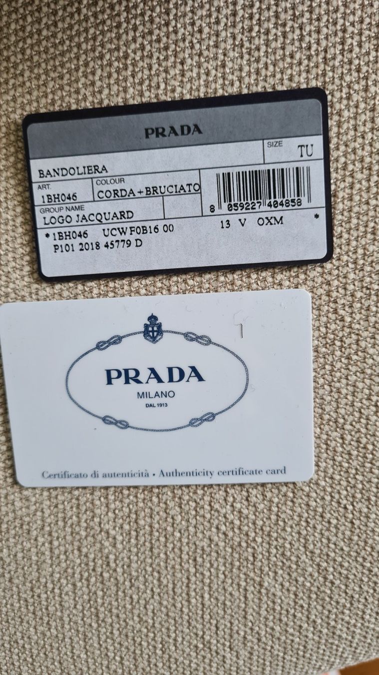 Prada Borse da donna: Prada  klein tasche braun canavas – Usato da Minusio venduto da Ninfa54 4
