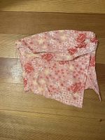 Rosa Blumen Bandeau-Top