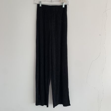 NEW - ZARA Light Black Pants in Size M NP: 49.-
