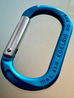 EDELRID Mini-O Karabiner L=57 mm max. 4 kN NO PPE blue