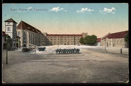 AK Basel, Kaserne mit Kasernenhof