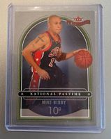 NBA Mike Bibby Fleer National Pastime Card