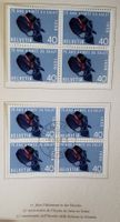 1958 Geschenkheft, Gedenkmarken ET 4-Block Kt. 52.-