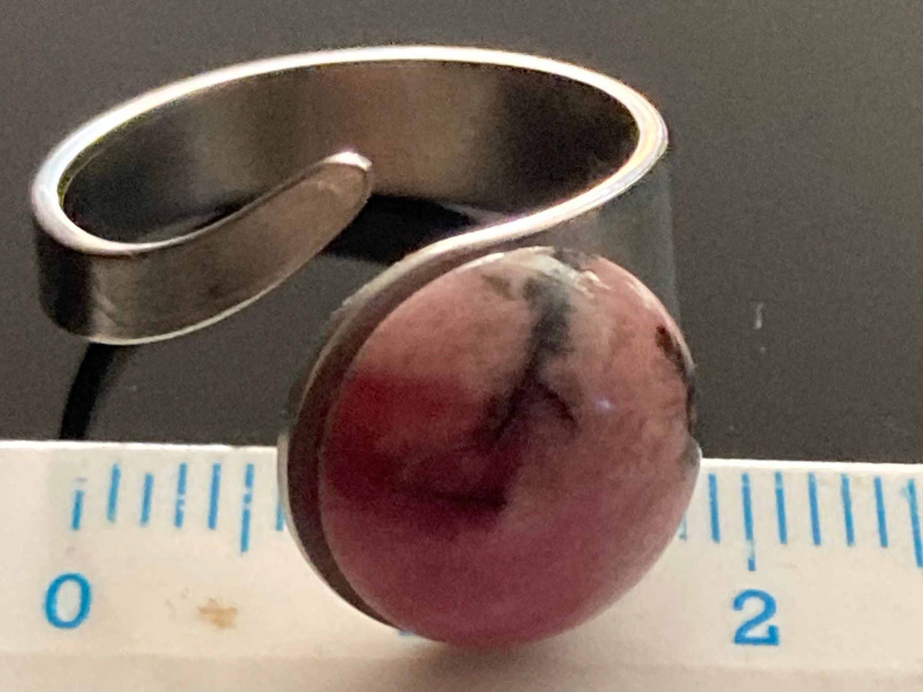 Anelli: Bague argent avec pierre Rodonit – Usato da Marly venduto da Antigona71 3