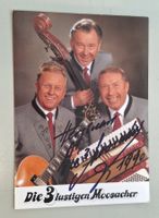 LG/ Original Autogrammkarte Die 3 lustigen Moosacher Musik