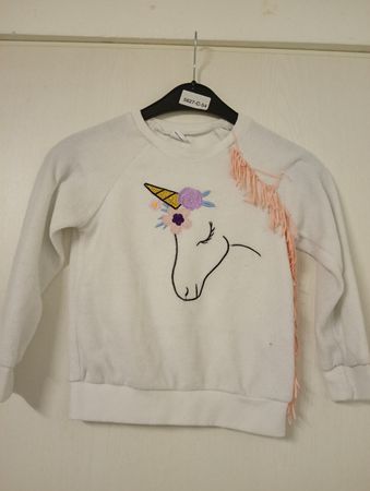 Pullover Kinder Mädchen PatPat Einhorn Grösse 6-7Y gebraucht