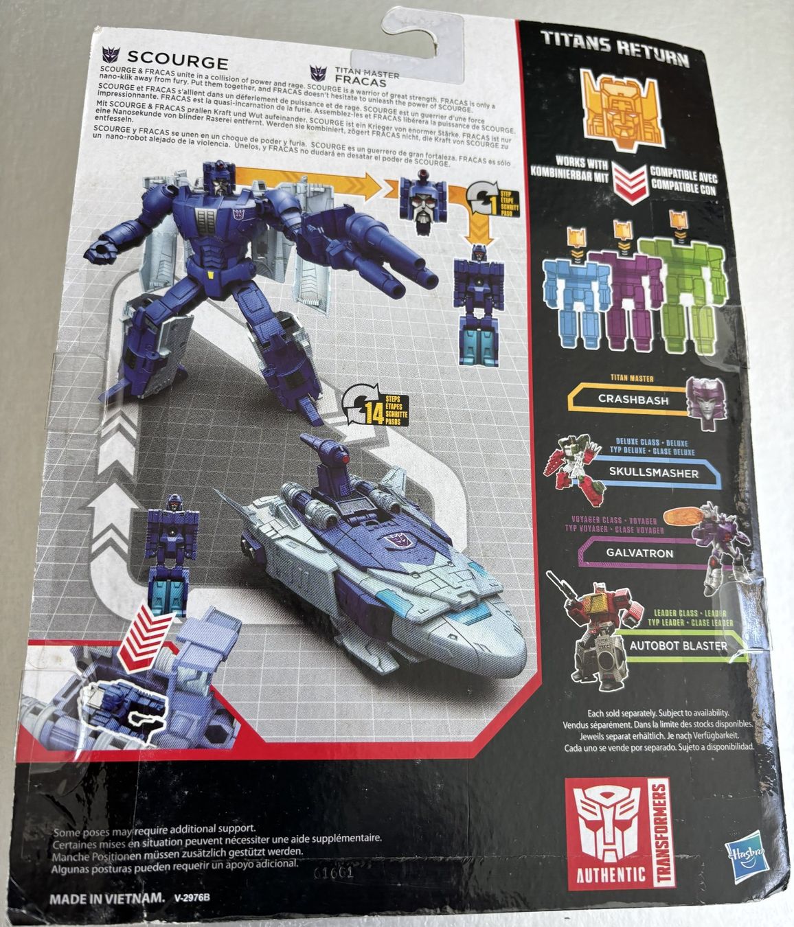 Hasbro Statuette: Transformers Titans Return Scourge (Deluxe Class) – Nuovo e nell'imballaggio originale da Founex venduto da spf_b7sg 1