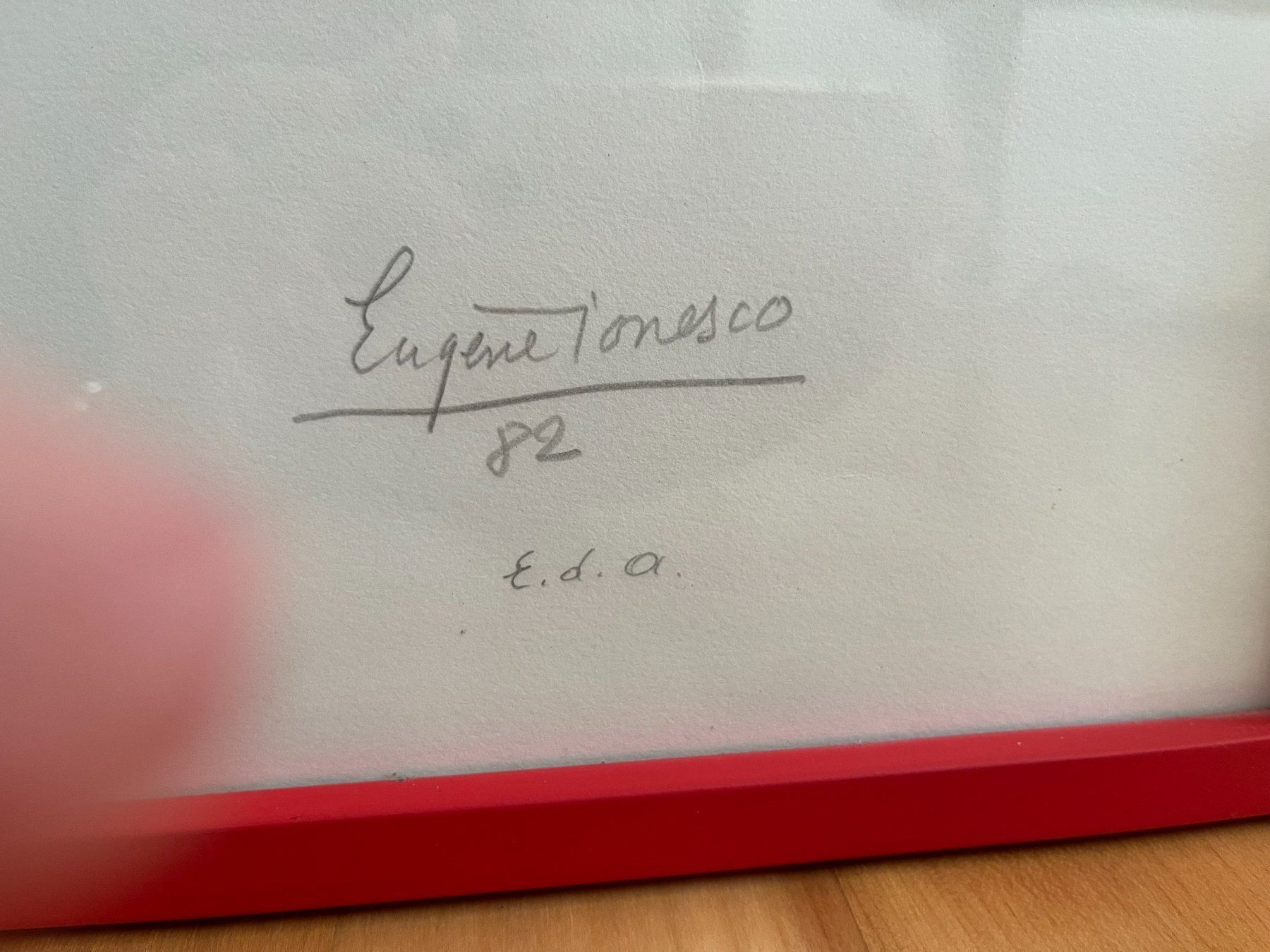 Grafica & Litografie: Lithographie Eugène Ionesco – Usato da Arlesheim venduto da Bodenweg 2
