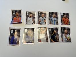 Fussballkarten Sammlung 10 Stk. verschiedene Spieler 2026
