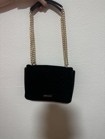 Love Moschino Tasche in Schwarz mit Goldkette, Top!