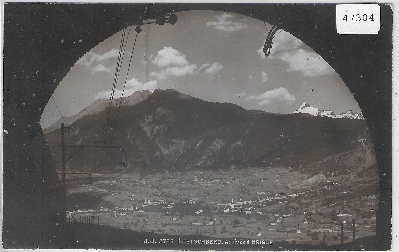 Cartoline postali: Loetschberg - Arrivee a Brigue – Difettoso da Ettingen venduto da Kartenplanet