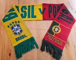 Brasilien vs. Portugal Fan Schal Fussball Pub WM