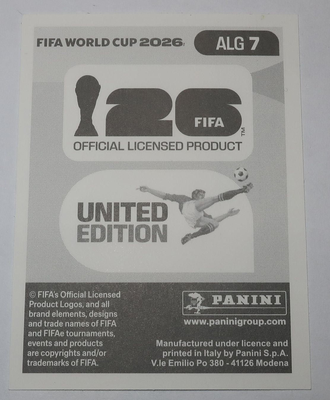 Panini Carte collezionabili: Panini Sticker WM 2026 AÏSSA MANDI  ALG 7 – Usato da Cormoret venduto da Pascalll2001 1