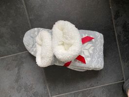 Fusswärmer Socken mit Fleece, neu, warm & weich!
