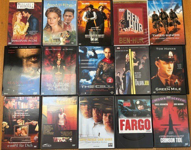 Alle DVDs: 55 DVD Spielfilm Klassiker – Neu (gemäss Beschreibung) aus Ossingen von Orelius 1