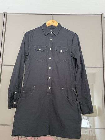 Replay Jeanskleid S/M schwarz