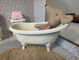 Badewanne für Puppenhaus, passt auch zu Maileg