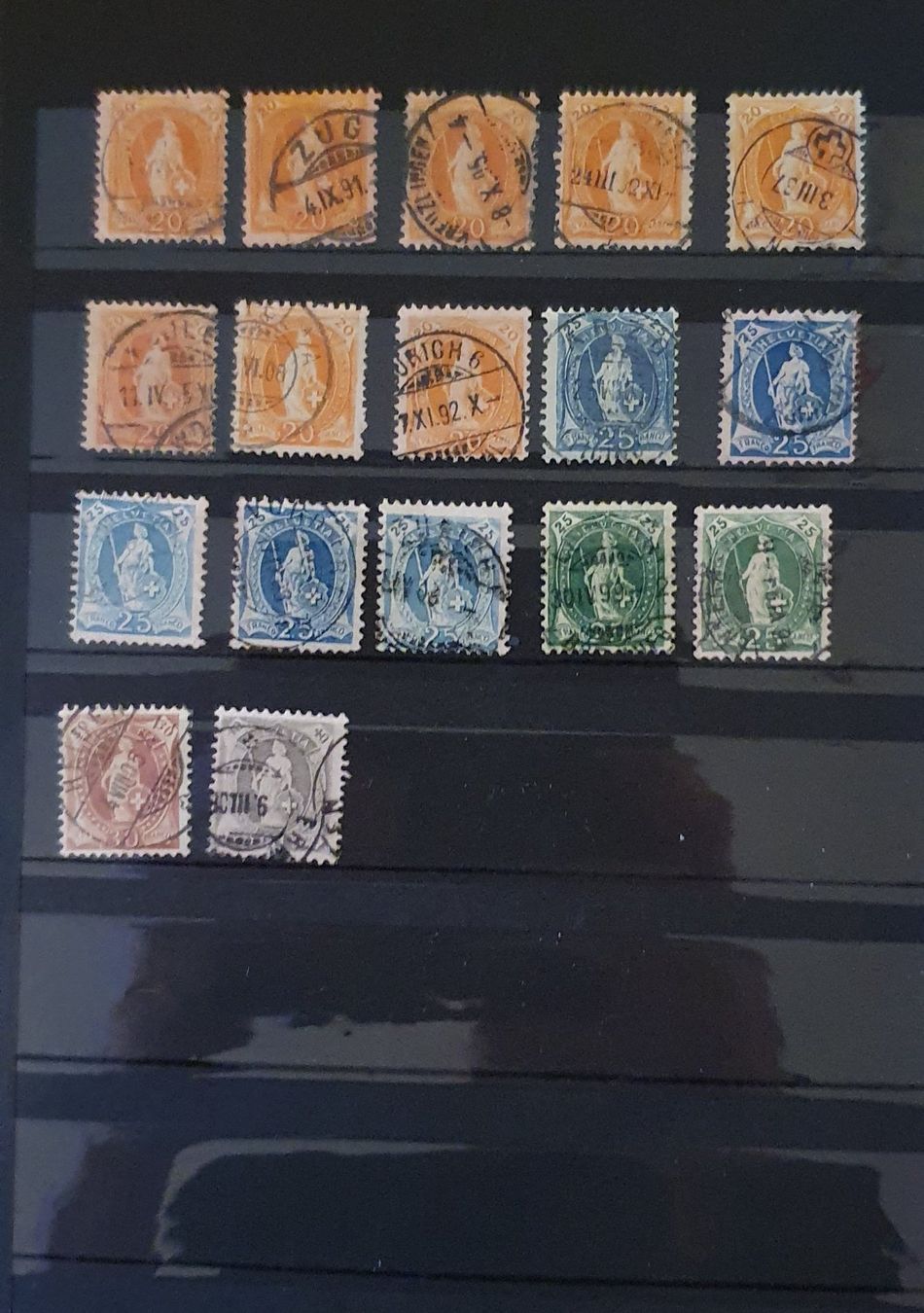 Tutti i francobolli: Album mit Inhalt Schweiz – Usato da Kreuzlingen venduto da Rschweiz1 7