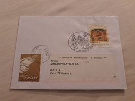 Enveloppe de Noël Autriche 2007, cachet spécial & timbre!
