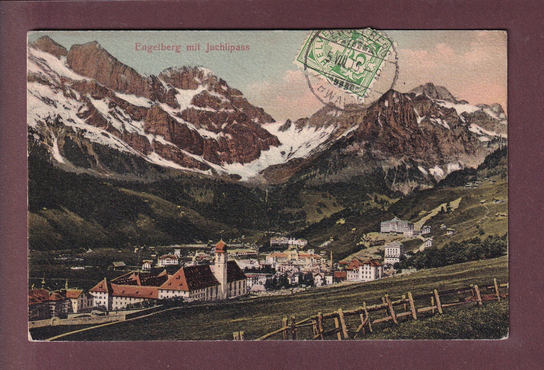 Ansichtskarten: ENGELBERG - Juchlipass - 1905 – Gebraucht aus Pully von nicecards