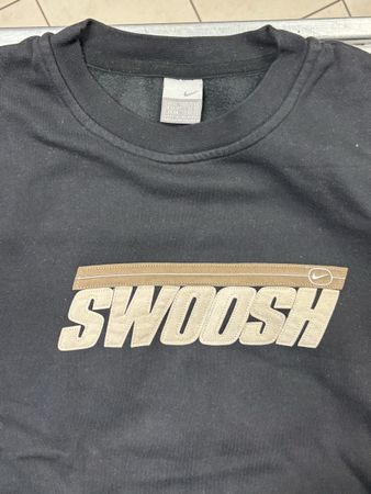 Felpa Nike Swoosh nera, come nuova