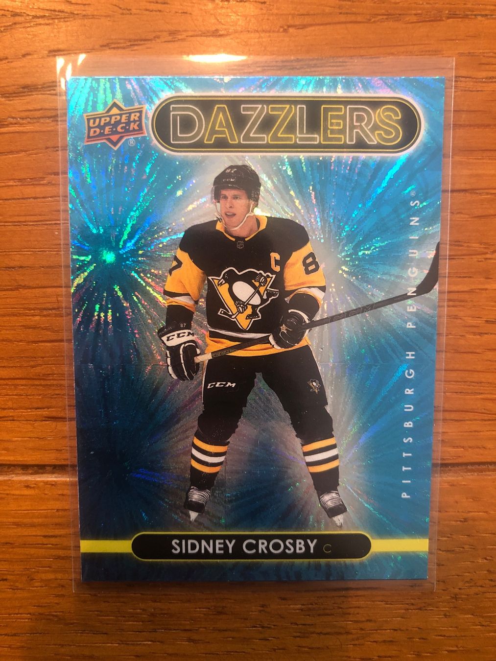 Topps Carte collezionabili: Upper Deck Hockey Sidney Crosby Blue Dazzler – Usato da Wangenried venduto da Garagara