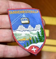 VINTAGE Badge TANNENBODENALP nos ST. GALLER STICKEREI