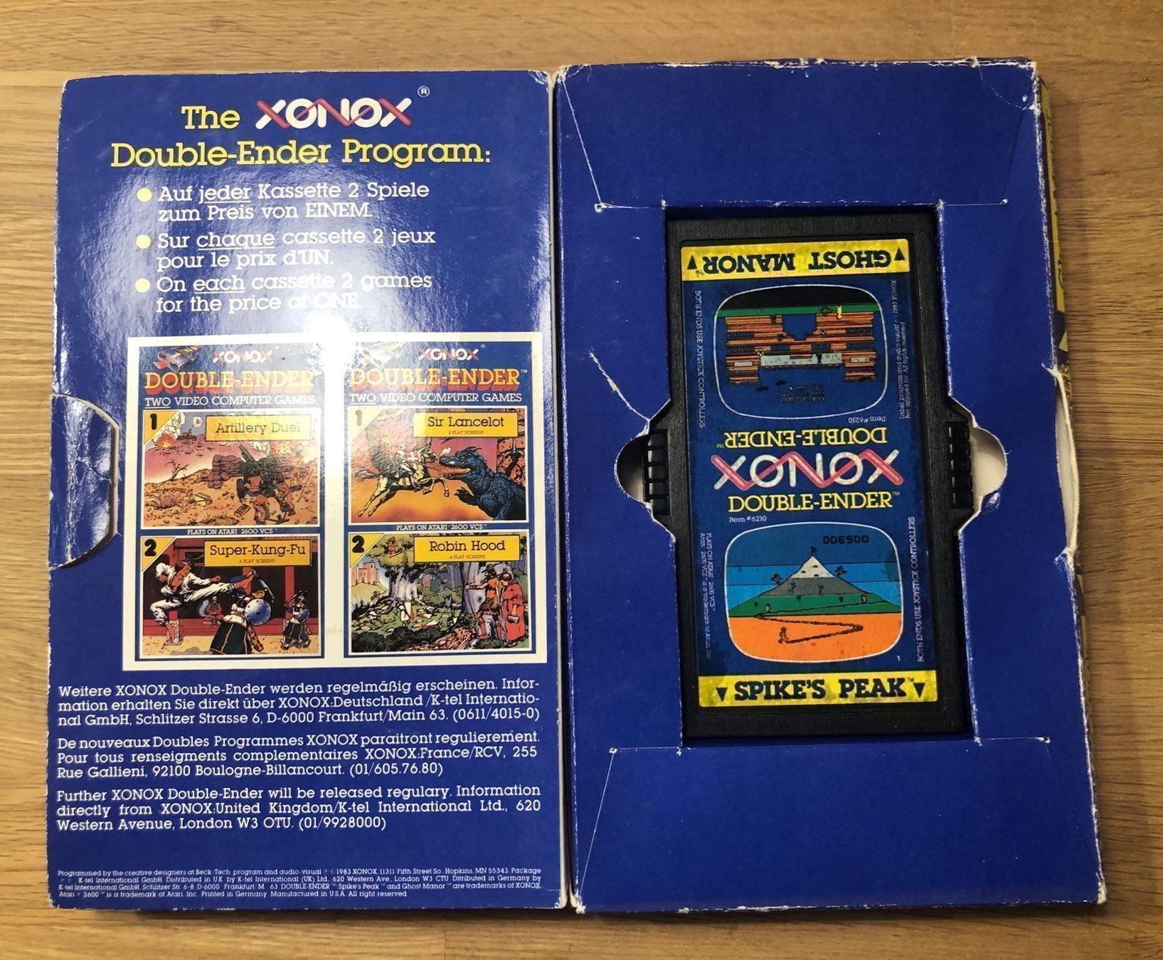 Atari Spiele: Double Ender für Atari 2600 – Gebraucht aus Kestenholz von Inna09 2