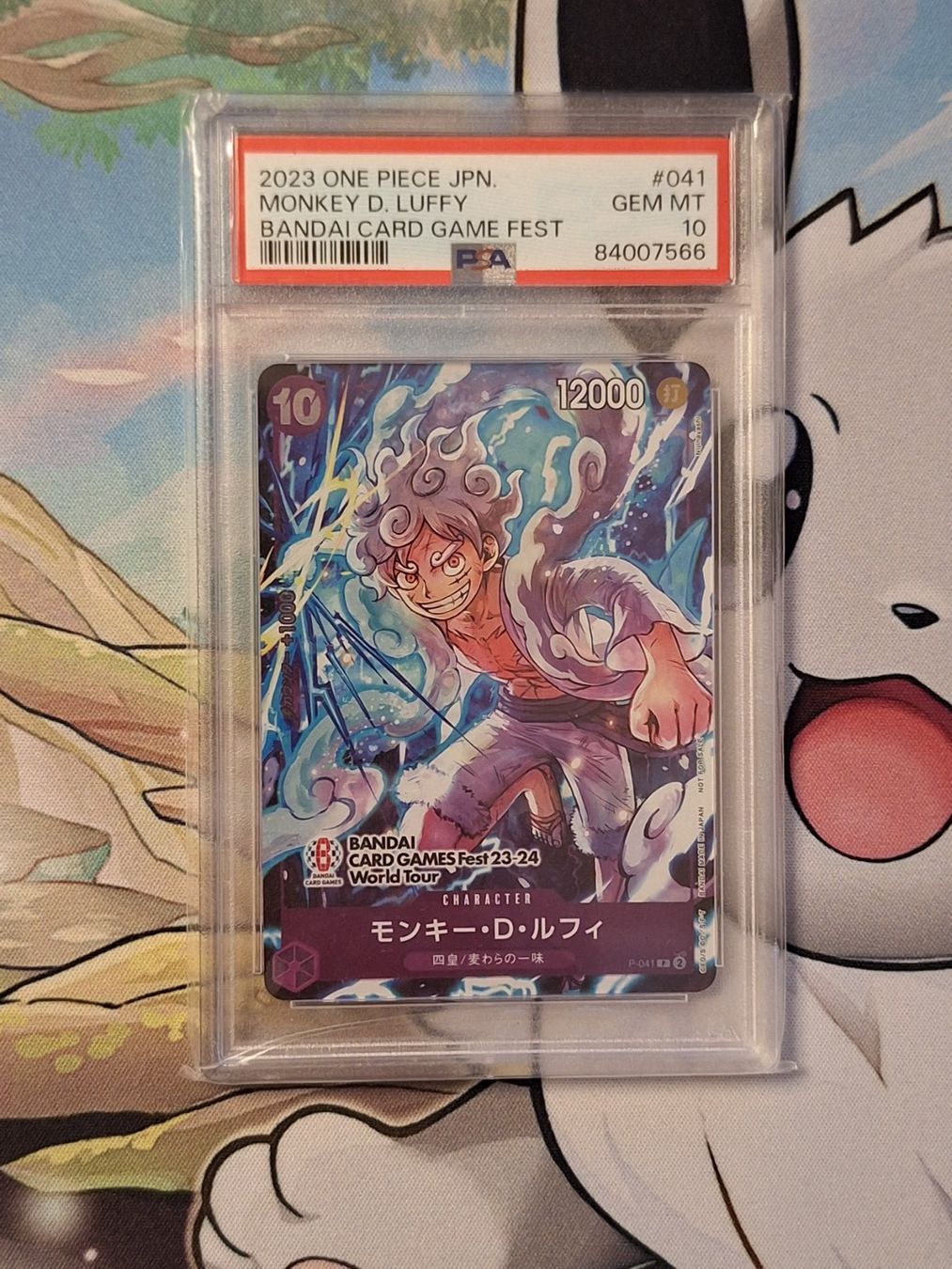 Bandai Carte collezionabili: One Piece Card Game - Monkey D. Luffy P-041 PSA 10 – Usato da Küsnacht ZH venduto da nichuu