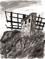 Zeichnung: Old wall