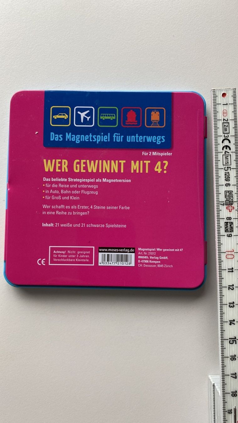 Jeux: Wer Gewinnt mit 4, Reisespiel – D'occasion à Dagmersellen par Arcticsnow2017 4