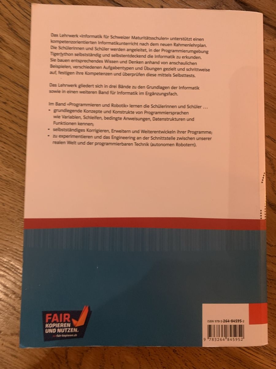 Bücher: Informatik Klett Balmer Lehrbuch – Gebraucht aus Zürich von baby0022 1
