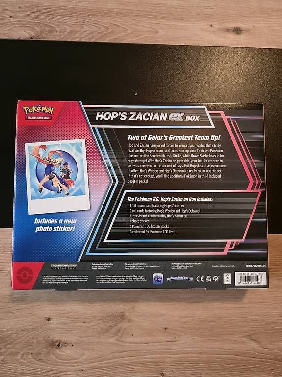 Pokémon Carte collezionabili: Pokémon Hops zacian ex Kollektion – Nuovo e nell'imballaggio originale da Eschen venduto da DrWachter 2