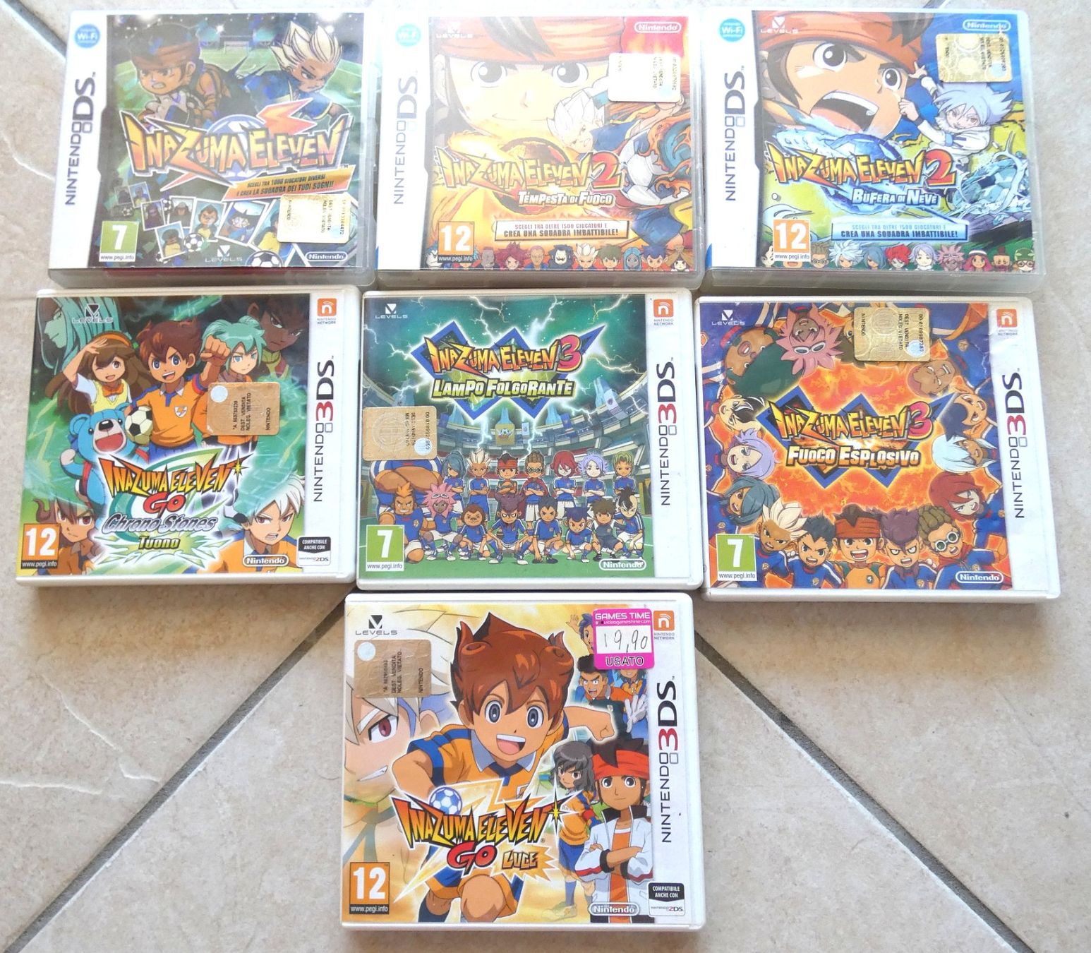 Nintendo Jeux: Nintendo DS/3DS - INAZUMA ELEVEN Collection – D'occasion à La Sarraz par classicworldcoins